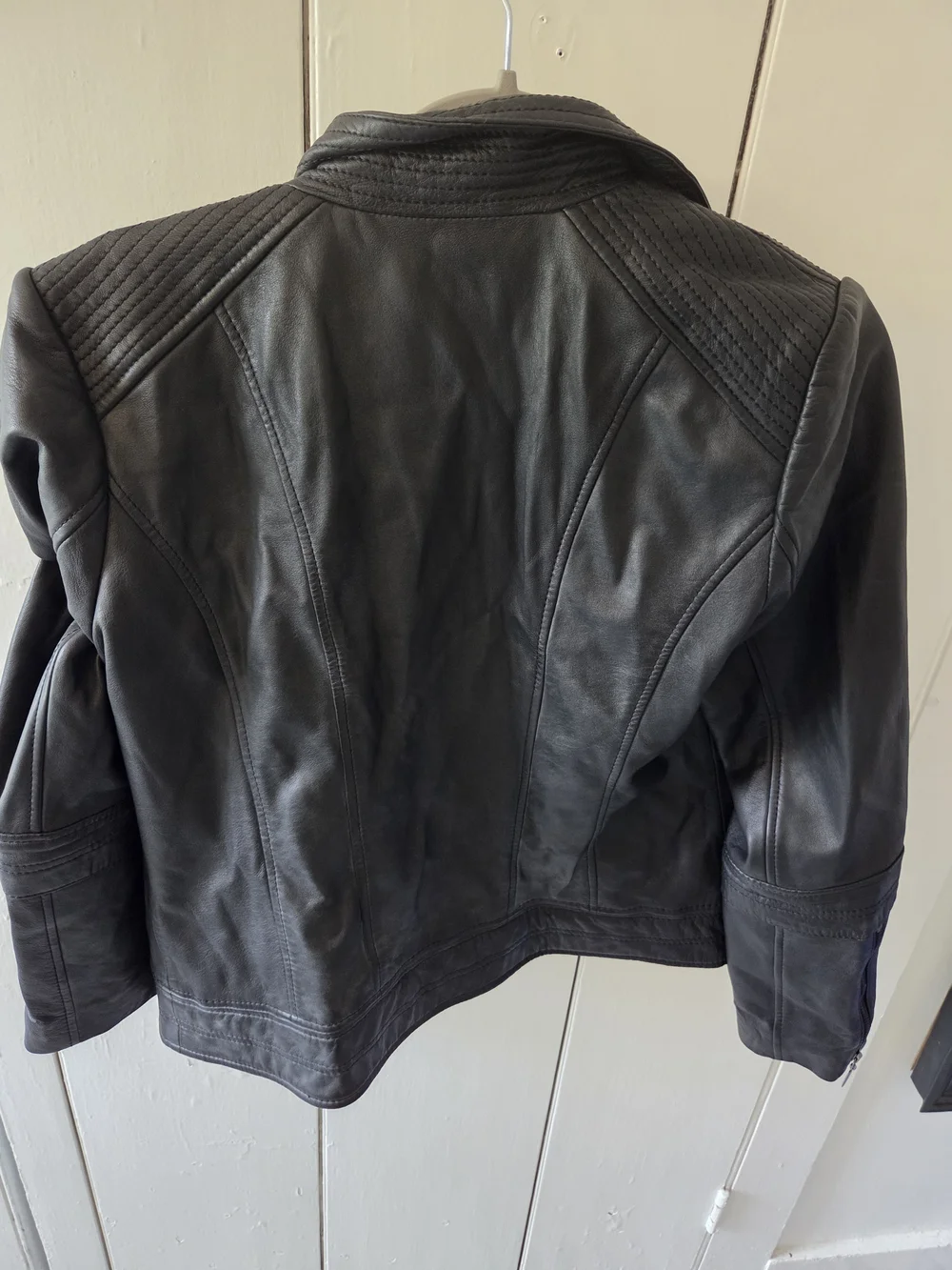 Bernardo Black Leather Moto Jacket - Women's - Picture 5 of 6